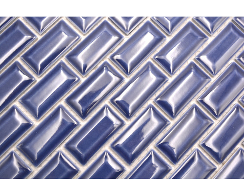 Carreaux de mosaïque en céramique à chevrons