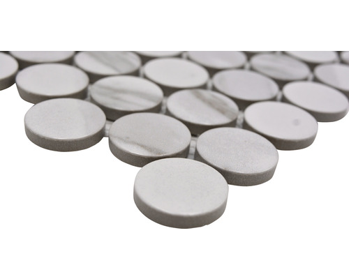 Carreaux de mosaïque en marbre, forme ronde