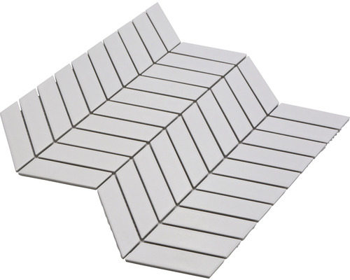 Tapis de mosaïque à motif chevrons