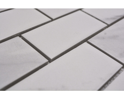 Carreaux de mosaïque rectangulaires en marbre