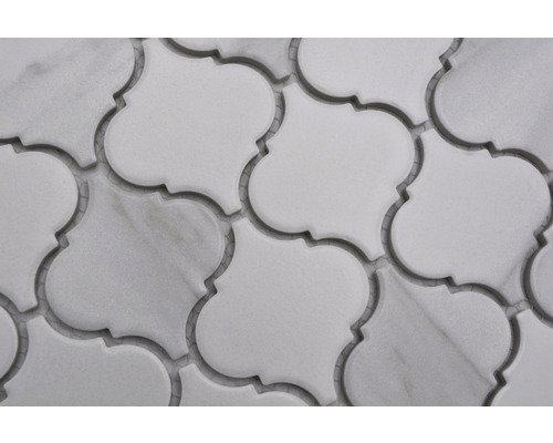 Carreau de mosaïque de style arabisant en marbre