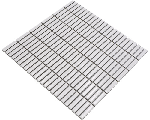 Mosaïque avec des pierres oblongues