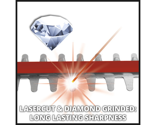 Découpe laser et meulage diamant pour une netteté durable du taille-haie