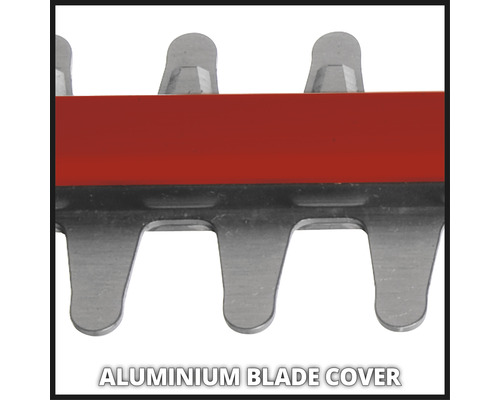 Protection de lame en aluminium pour taille-haie