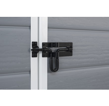 Loquet de serrure sur une porte de jardin