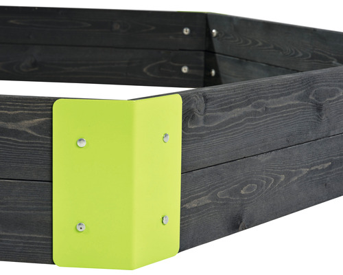 Jardinière en bois avec raccord d''angle