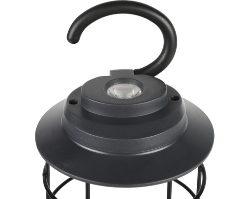 Vue détaillée de la suspension avec crochet