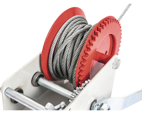 Treuil manuel avec câble en acier