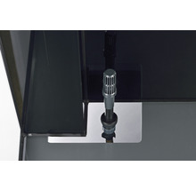 Kit complet d'aquarium EHEIM incpiria 230 avec éclairage à LED et meuble bas éclairé graphite