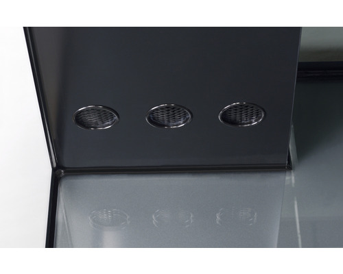 Hotte aspirante avec trois lampes rondes