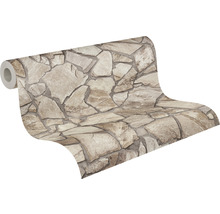 Rouleau de papier peint avec motif de pierre