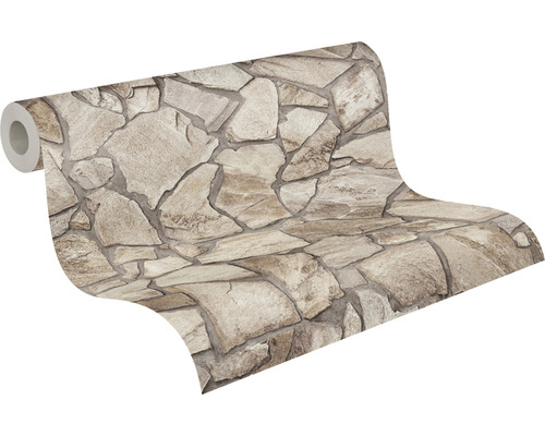 Rouleau de papier peint avec motif de pierre
