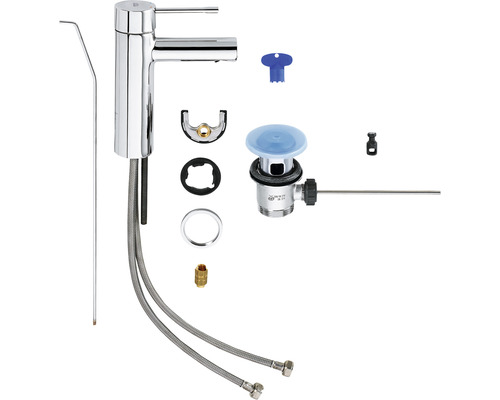 Robinet de lavabo avec accessoires