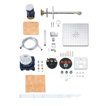 Grohe Duschsystem mit Kopfbrause, Handbrause und Brausearmatur