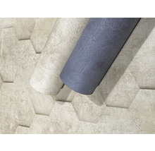 Deux rouleaux de papier peint à motif géométrique