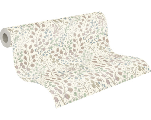 Rouleau de papier peint avec motif de feuilles