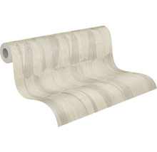 Papier peint intissé 38743-1 Nara aspect bois beige crème