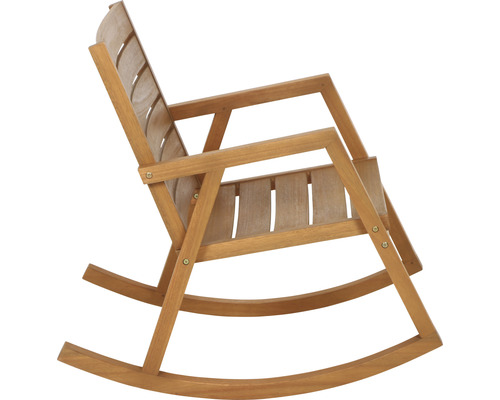 Fauteuil à bascule en bois pour le jardin