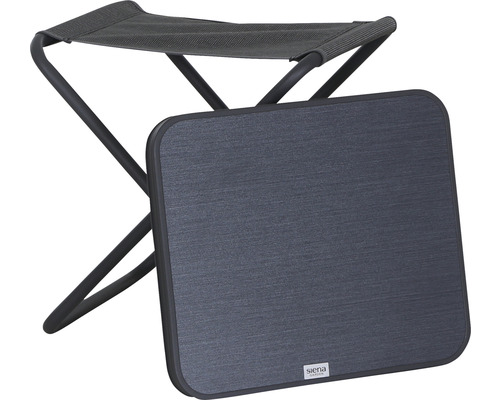 Tabouret pliant et plateau de genoux pour le jardin