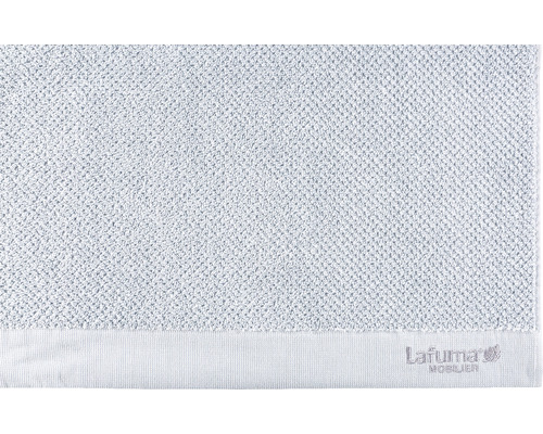 Serviette gris clair avec logo Lafuma