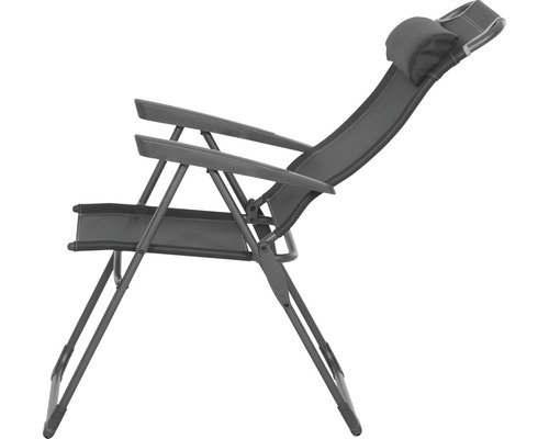 Fauteuil relax réglable avec coussin de tête