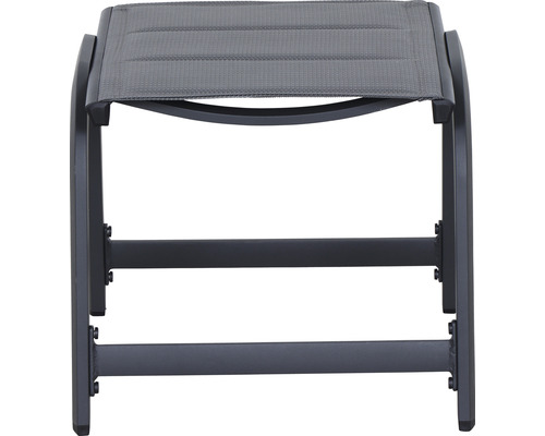 Repose-pieds en textile et métal pour l''extérieur