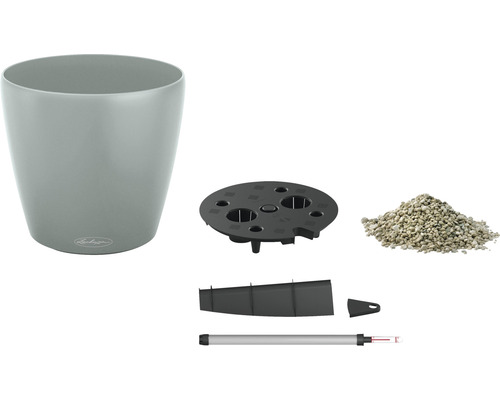 Pot de fleurs avec système d''irrigation et accessoires