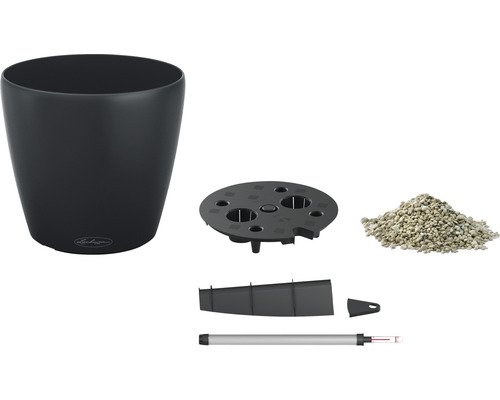 Pot de fleurs avec système d''irrigation et accessoires