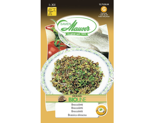 Samen Mauser Broccoletti Saatgutpackung