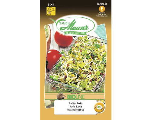 Samen Mauser Radies Rota Samenpackung