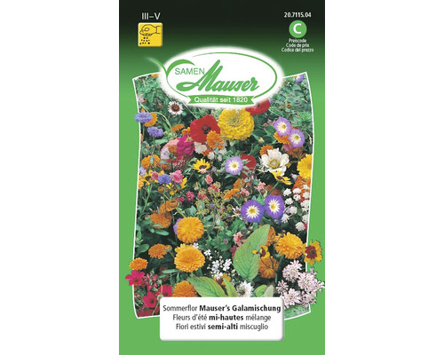 Mauser''s Galamischung Sommerblumen-Samenpackung