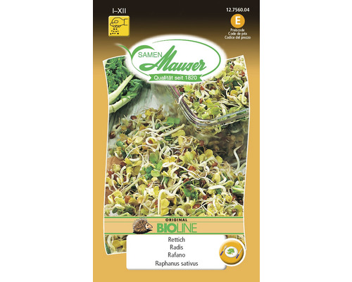 Samen Mauser Rettichsamenpackung