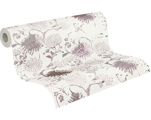 Rouleau de papier peint à motif floral