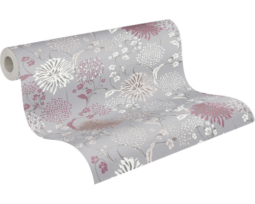 Rouleau de papier peint à motif floral