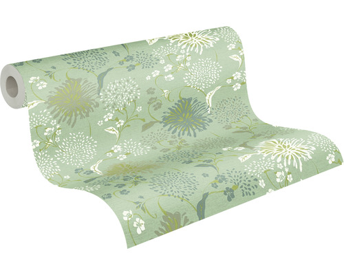 Rouleau de papier peint à motif floral
