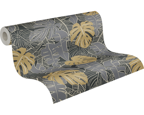 Tapetenrolle mit Blattmuster