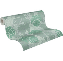 Rouleau de papier peint à motif de feuilles