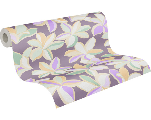 Rouleau de papier peint à motif floral