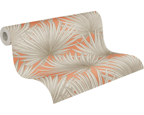 Rouleau de papier peint avec motif de feuille de palmier