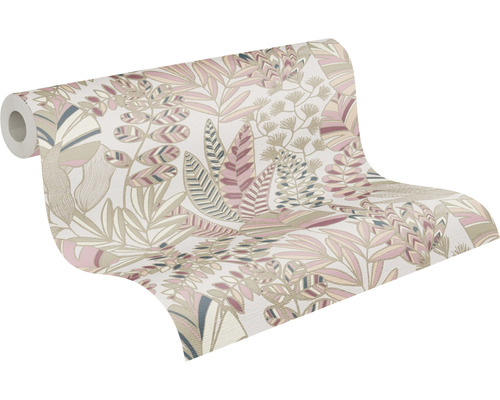 Tapetenrolle mit Blättermuster