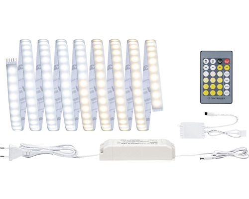 LED Band mit Fernbedienung, Netzteil und Stecker
