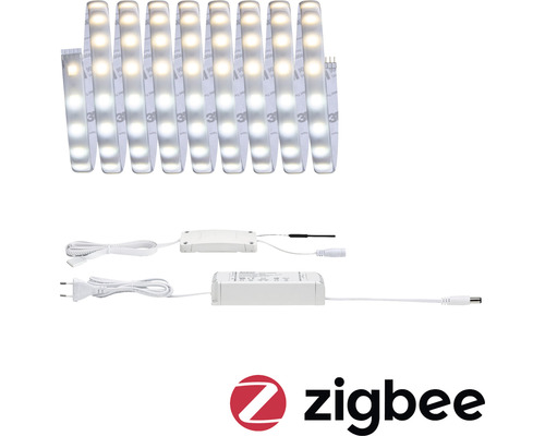 LED-Streifen mit Netzteil und Zigbee Logo
