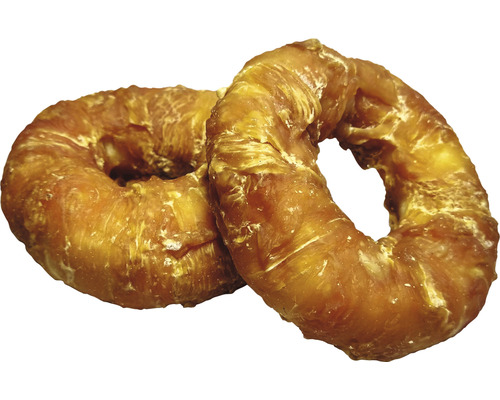 Deux snacks pour chiens en forme d''anneau