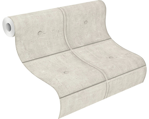 Rouleau de papier peint avec motif de blocs de béton