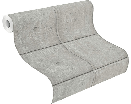 Rouleau de papier peint aspect béton