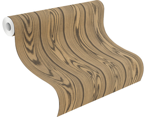 Tapetenrolle mit Holzoptik