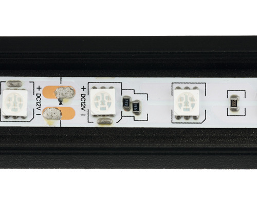Nahaufnahme eines LED-Streifens