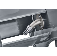 Wasseranschluss am Sandstrahlgerät