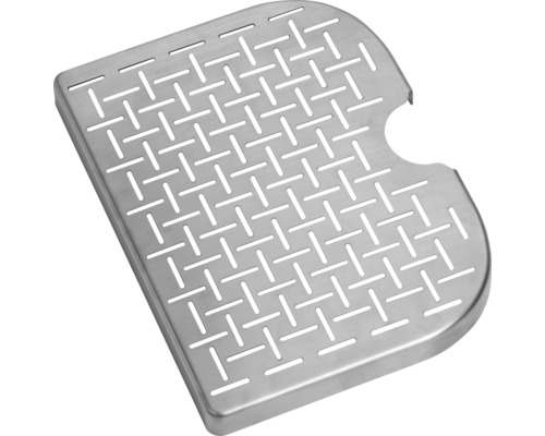 Abtropfschale aus Metall mit Schlitzmuster