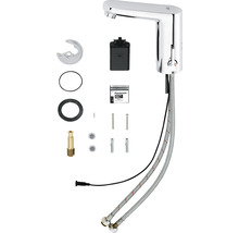 Robinet de lavabo sans contact avec accessoires de montage